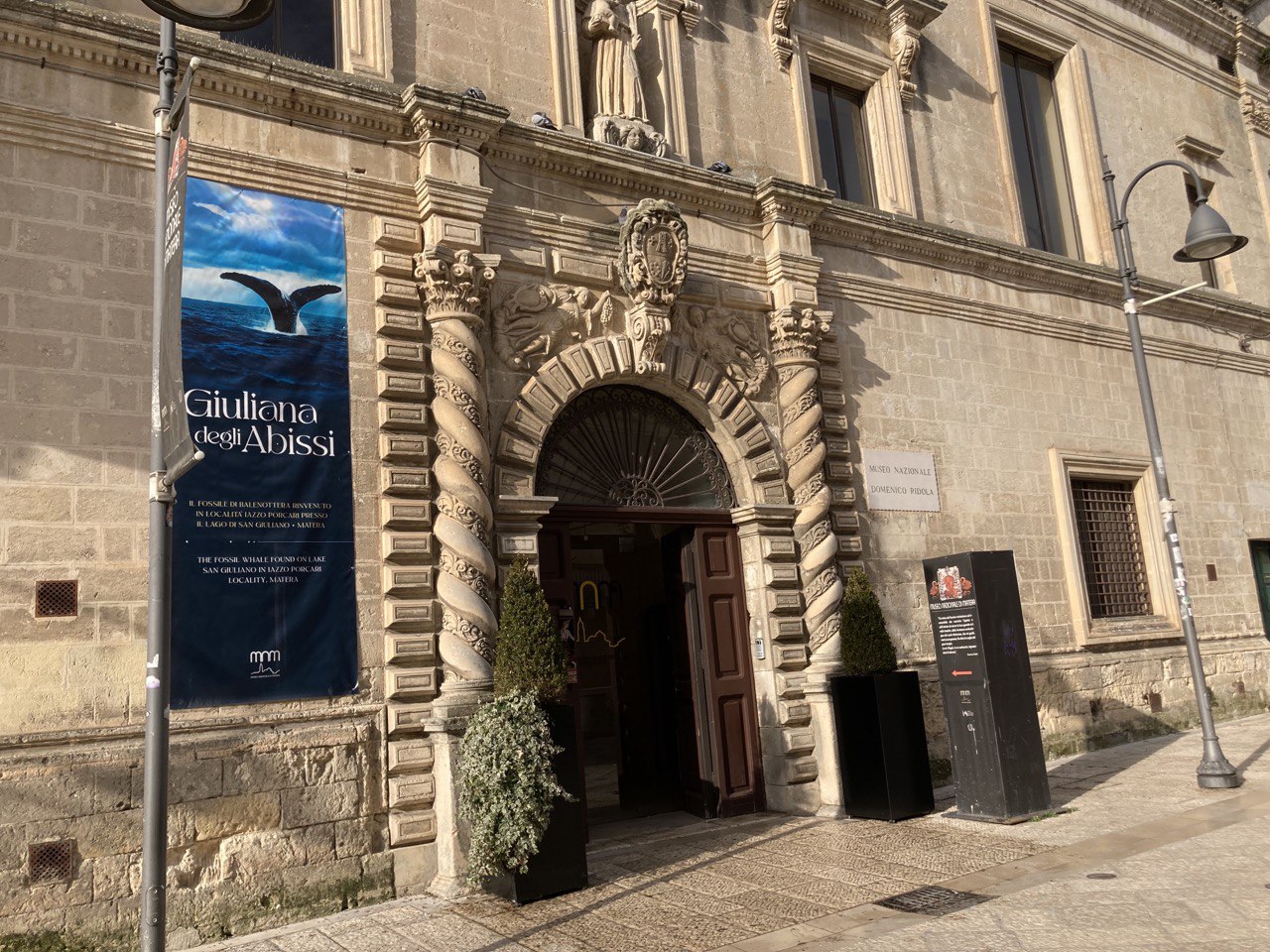 Proroga aumento costo biglietto di 1 euro fino al 15 dicembre per  fronteggiare l'emergenza alluvionale - Museo nazionale di Matera