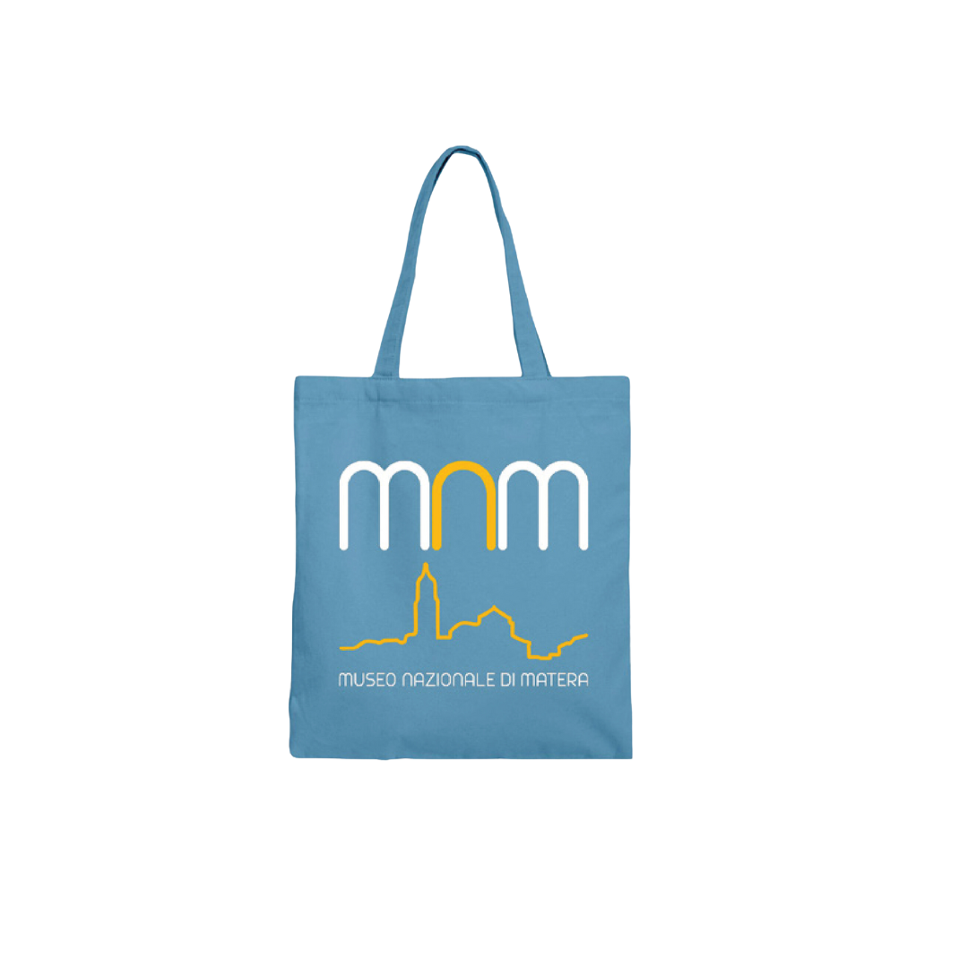 MNM shopping bag azzurra